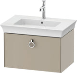 DURAVIT White Tulip Waschtischunterbau 684 mm, 1 Auszug, wandhängend, weiß seidenmatt