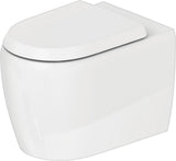 DURAVIT Qatego Stand-WC spülrandlos 600 mm, Abgang waagerecht, weiß HG