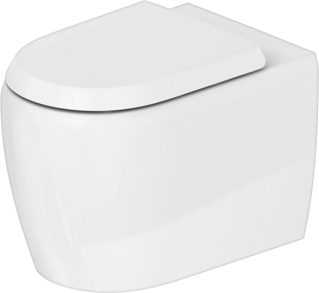 DURAVIT Qatego Stand-WC TS, 600 mm, spülrandlos, weiß – Studio F. A. Porsche Collection