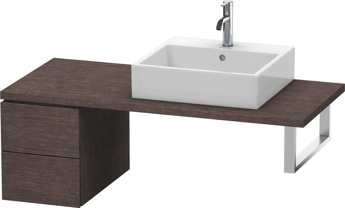 DURAVIT L-Cube Unterschrank 400x320x548mm Weiß Matt mit 2 Schubkästen und Tip-on-Technik