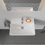 Duravit D-Neo Waschtisch 550 mm weiß mit Überlauf und WonderGliss