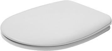 DURAVIT WC-Sitz Dune Weiß Duroplast Glänzend mit Deckel 445x360mm