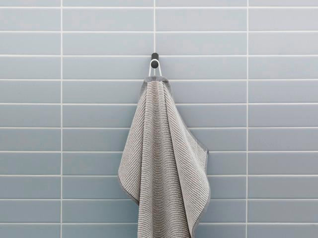 DURAVIT D-Code Handtuchhaken Chrom – Einfachhaken aus Messing für Wandmontage