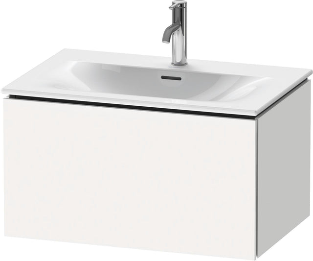 Duravit L-Cube Waschtischunterbau wandhängend 720 mm weiß matt mit 1 Auszug und Tip-On-Technik