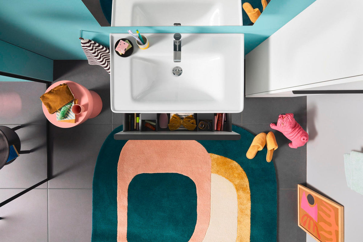 DURAVIT D-Neo Einhebel-Waschtischmischer mit Zugstange, Chrom – 109 mm Ausladung