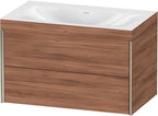 Spanplatte / Nussbaum / m.Viu,2Schubk.503x800x480mm o.Hl,champ.matt/nussbaum natur,Rahmen C