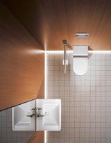 DURAVIT WC-Sitz Starck 3 Vital, Duroplast, Edelstahl-Scharniere, weiß, ohne Absenkautomatik