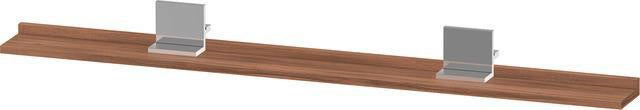 DURAVIT Sivida Spiegelablage 1280x115x35 mm – Chrom/Weiß Matt, inkl. Befestigungsmaterial