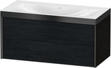 Duravit XViu c-bonded Waschtischunterschrank 1000 mm Eiche mit 2 Schubkästen