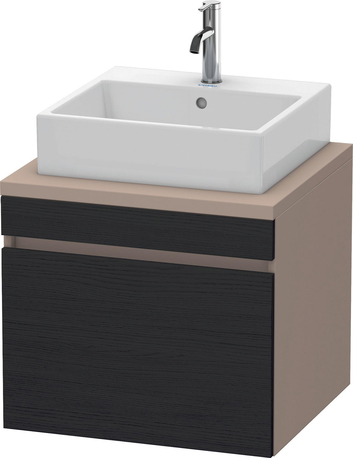 DURAVIT DuraStyle Konsolenunterschrank 600 mm betongrau matt – 1 Auszug, wandhängend
