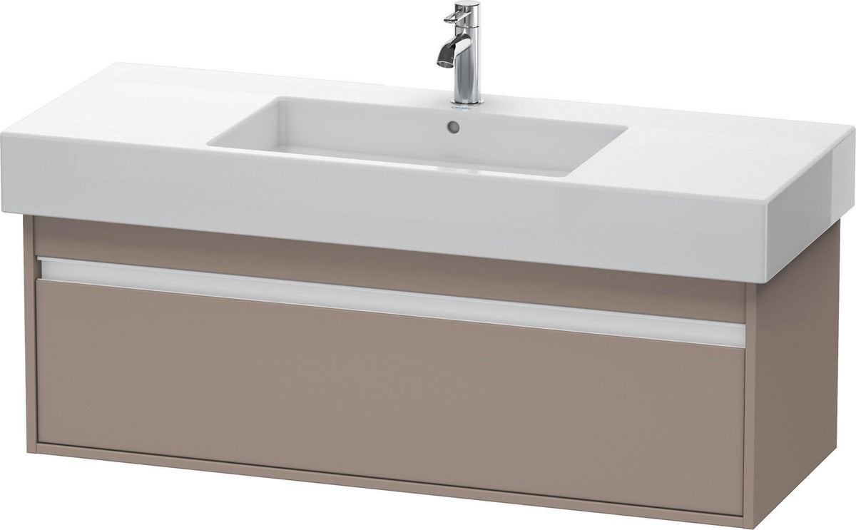 DURAVIT Ketho Waschtischunterbau 1200 mm wandhängend, 1 Auszug, weiß matt