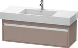DURAVIT Ketho Waschtischunterbau 1200 mm wandhängend, 1 Auszug, weiß matt