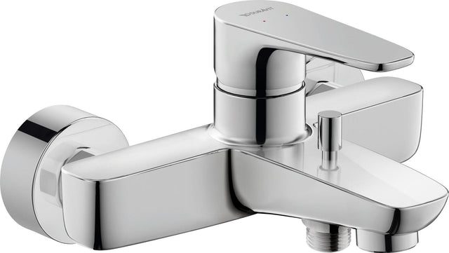 DURAVIT B.1 Einhebel-Wannenmischer Aufputz Chrom – Keramikmischsystem, 145 mm Ausladung