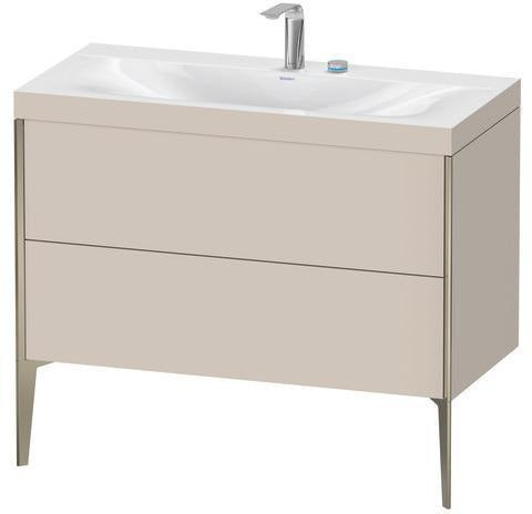 Duravit XViu Möbelwaschtischset 1000 mm mit Unterschrank und Viu Waschtisch