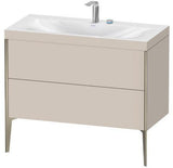 Duravit XViu Möbelwaschtischset 1000 mm mit Unterschrank und Viu Waschtisch