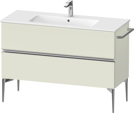 DURAVIT Sivida Waschtischunterbau 1210 mm Nussbaum mit 2 Schubkästen und Soft-Close