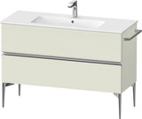 DURAVIT Sivida Waschtischunterbau 1210 mm Nussbaum mit 2 Schubkästen und Soft-Close
