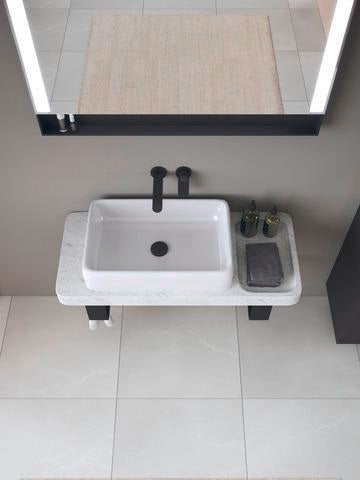 DURAVIT Wave Einhebel-Waschtischmischer Unterputz 202 mm Chrom – Keramikmischsystem