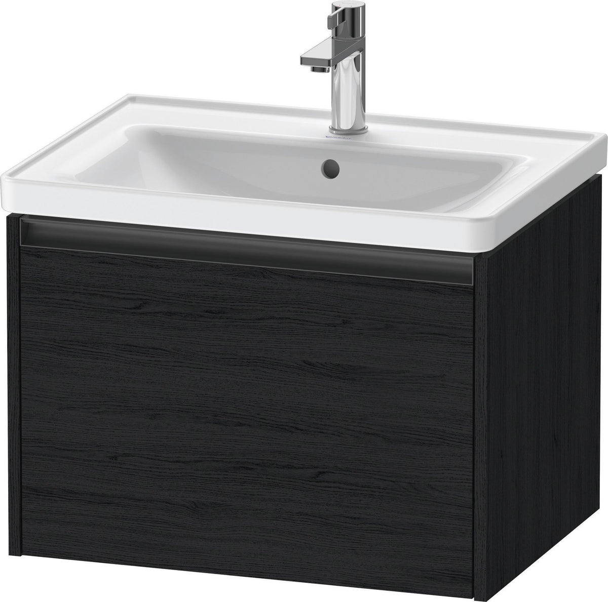 DURAVIT Ketho.2 Waschtischunterbau 634 mm betongrau matt, wandhängend, 1 Auszug mit Soft-Close