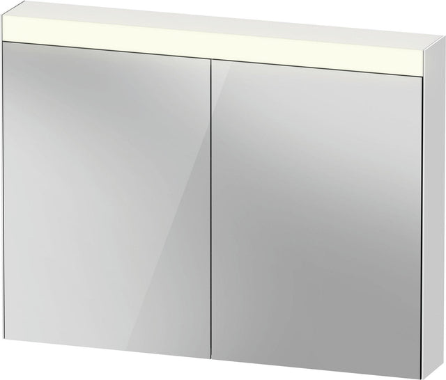 DURAVIT Spiegelschrank Licht & Spiegel BEST 7 1010 mm mit LED-Beleuchtung, 2 Türen, weiß matt