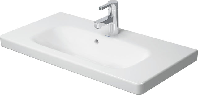 DURAVIT DuraStyle Möbelwaschtisch 785 mm, 1 Hahnloch, mit Überlauf, weiß
