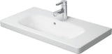 Duravit DuraStyle Möbelwaschtisch 785 mm mit Überlauf, Hahnlochbank und 3 Hahnlöchern in Weiß
