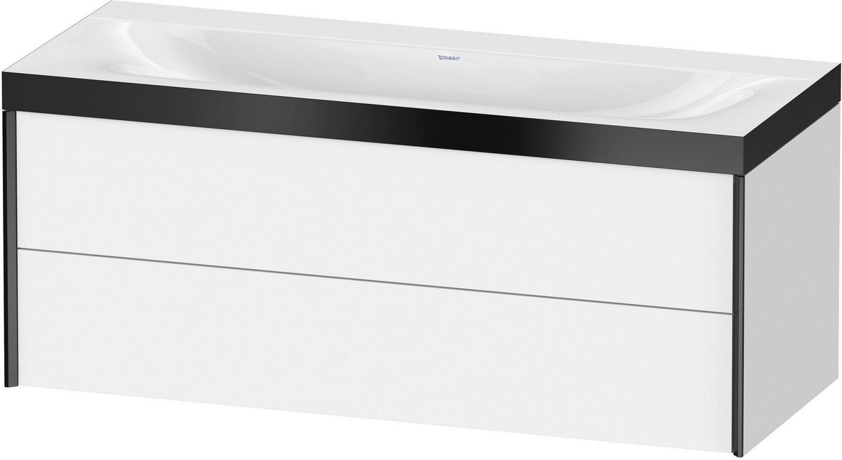 DURAVIT XViu c-bonded Waschtischunterbauset 1200 mm wandhängend mit 2 Schubkästen