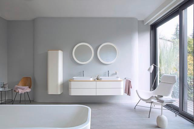 Duravit Abdeckplatte Happy D.2+ Taupe 403x364x16 mm mit Befestigungsmaterial