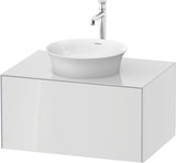 DURAVIT White Tulip Waschtischunterbau 800 mm, 1 Auszug, LED-Beleuchtung, anthrazit