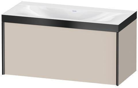 Duravit Waschtischunterbauset XVIU 1000x480mm Eiche Massiv s-matt mit Viu Waschtisch