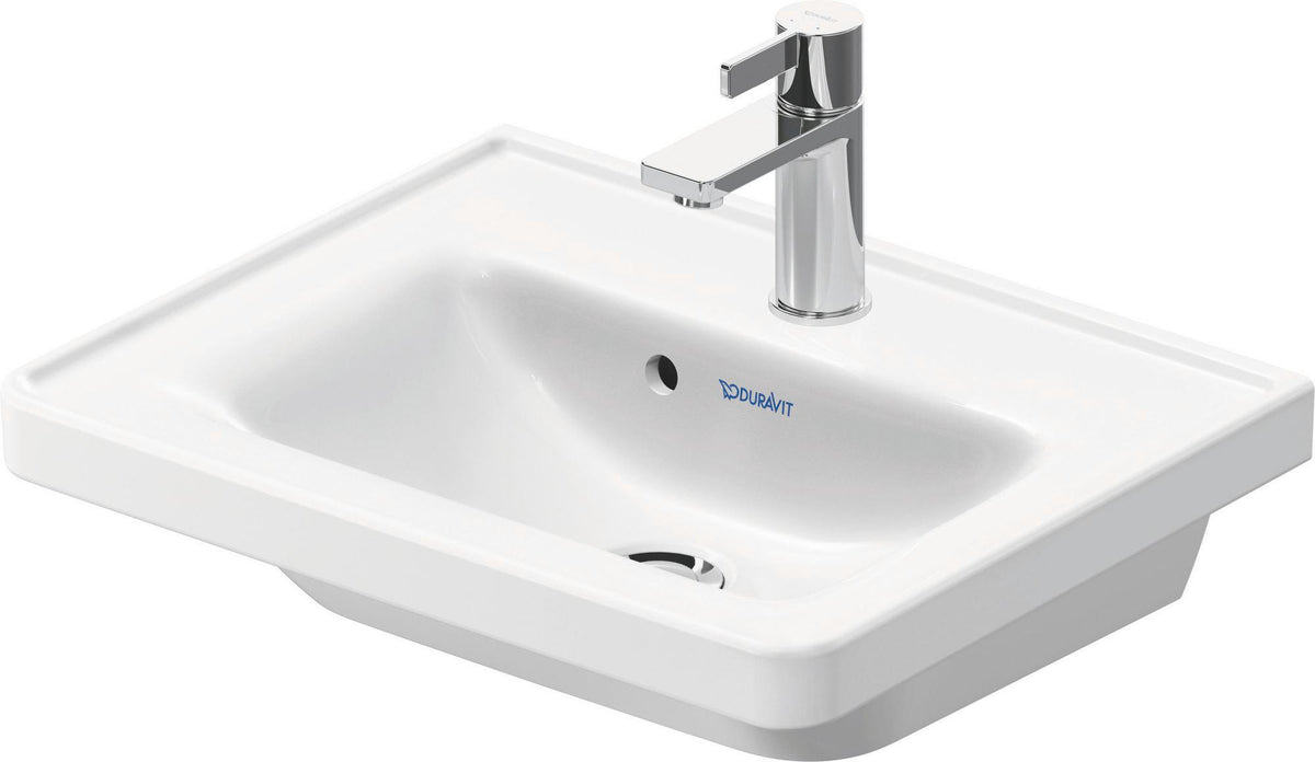 DURAVIT D-Neo Handwaschbecken 500 mm weiß hochglanz mit Überlauf wandhängend