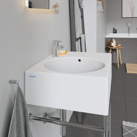 DURAVIT Design Classics Wandwaschtisch 615 mm, Becken links, mit Überlauf, weiß