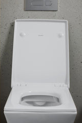 DURAVIT WC-Sitz Design Classics Viu Weiß mit Edelstahl-Scharnieren, ohne Absenkautomatik