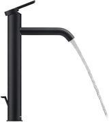 Duravit C.1 Einhebel-Waschtischmischer XL 166 mm mit Zugstange, Schwarz Matt