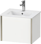 Duravit Waschtischunterbau XViu 400 mm mit Auszug, Prof. Champagner Matt