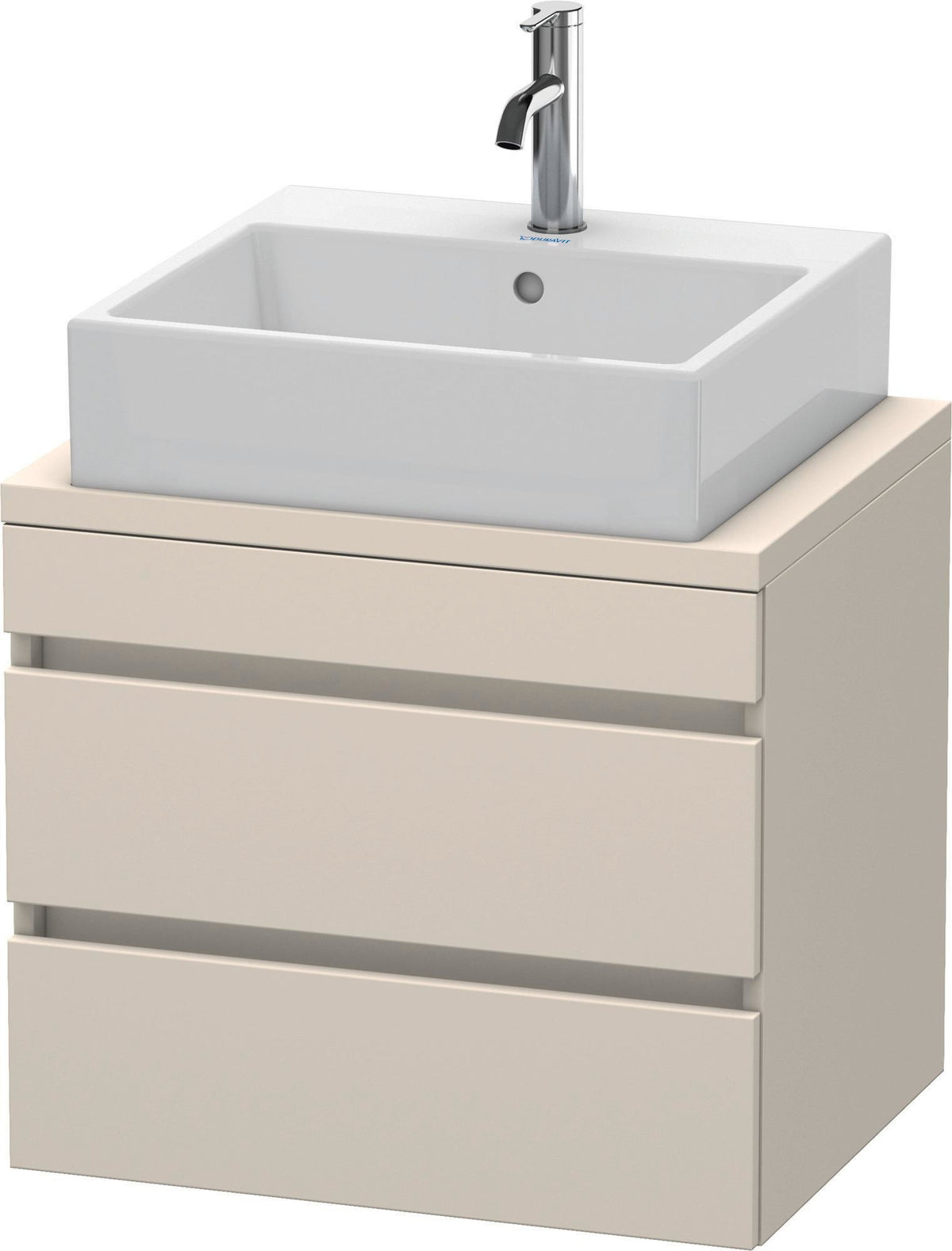 DURAVIT DuraStyle Konsolenunterschrank 600 mm betongrau matt mit 2 Schubkästen und Soft-Close