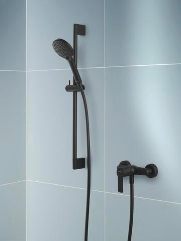 Duravit D-Code 2.0 Einhand-Brausemischer Aufputz mit Keramikmischsystem in Schwarz Matt