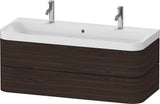 DURAVIT Happy D.2 Waschtischset 1175 mm mit 2 Schubkästen, Tip-on, Soft-Close, wandhängend