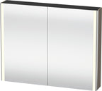 Mitteldichte Faserplatte (MDF) / grau / XSquare m.Beleuchtung 800x1000x155mm, Flannel Grey sdm.