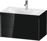 DURAVIT XViu c-bonded Waschtischset wandhängend 800x480x503mm mit 2 Schubkästen, Push-Open und Soft-Close