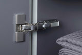 DURAVIT White Tulip Halbhochschrank 400 mm, Tür links, Nussbaum/Taupe, Soft-Close