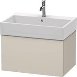 Duravit L-Cube Waschtischunterbau 684 mm taupe supermatt mit Tip-On-Technik