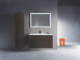 Duravit L-Cube Waschtischunterbau 1020 mm taupe matt – wandhängend, 2 Schubkästen, Tip-On