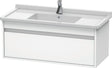 DURAVIT Ketho Waschtischunterbau 1000 mm wandhängend, 1 Auszug, weiß matt, für Starck 3