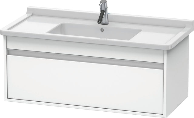 DURAVIT Ketho Waschtischunterbau 1000 mm wandhängend, 1 Auszug, weiß matt, für Starck 3
