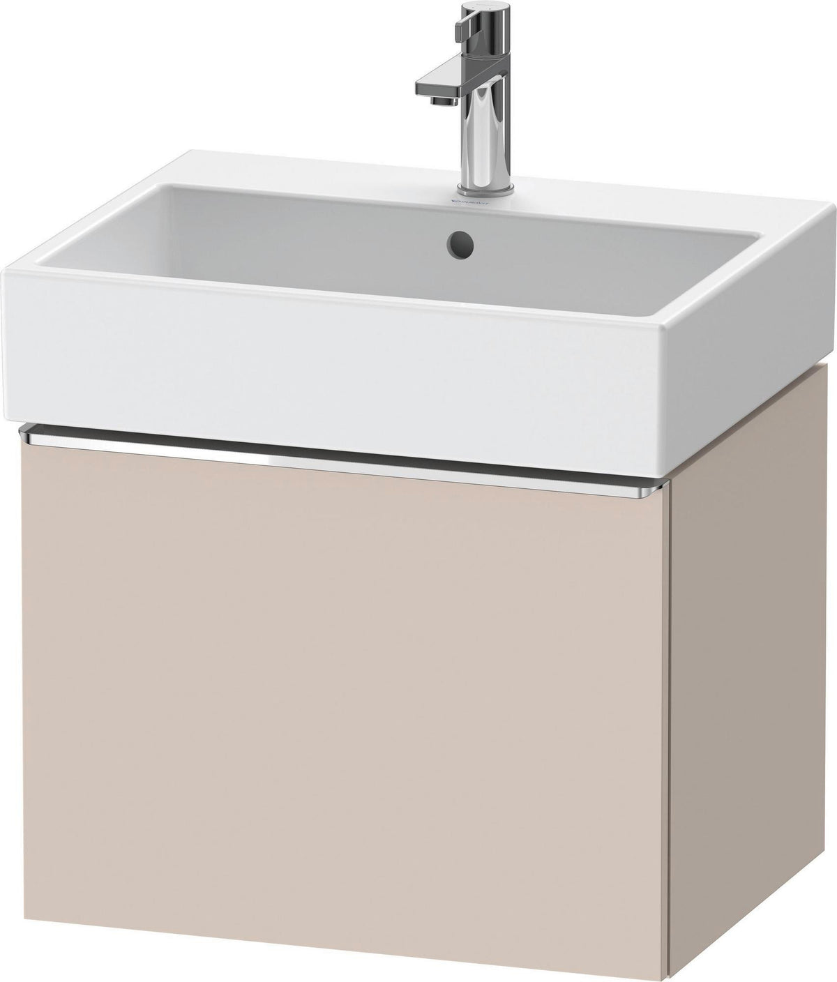 DURAVIT D-Neo Waschtischunterbau 584 mm wandhängend mit 1 Auszug, Griff Bronze, Weiß Matt