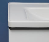 Duravit D-Neo Waschtischunterbau 584 mm betongrau matt mit Auszug und Schubkasten