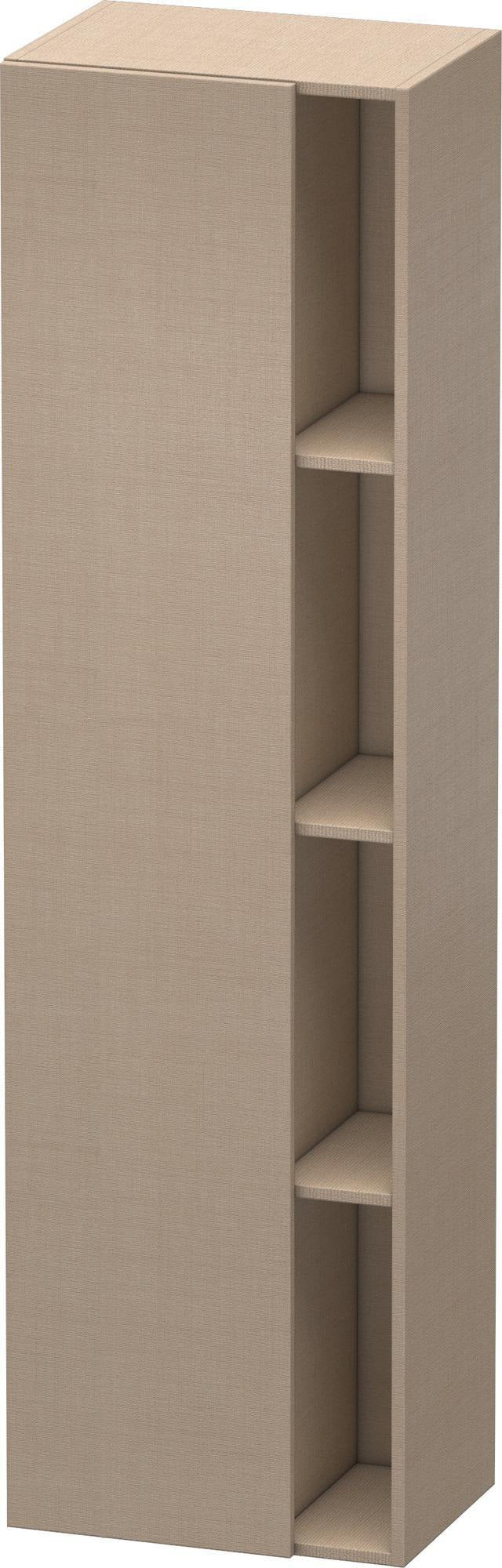 DURAVIT DuraStyle Hochschrank 360x500x1800mm, 1 Tür links, weiß matt – Wandhängend mit Soft-Close