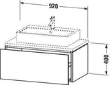 DURAVIT L-Cube Waschtischunterbau 920 mm betongrau matt mit 1 Auszug und Tip-on-Technik