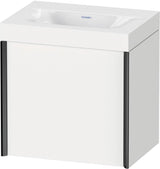 DURAVIT XViu c-bonded Waschtischset wandhängend 450 mm weiß mit Siphon und Dämpfung